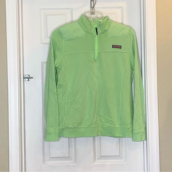 Vineyard Vines Green Shep Shirt Pullover Lime Ice Color Size Medium - Picture 11 of 12